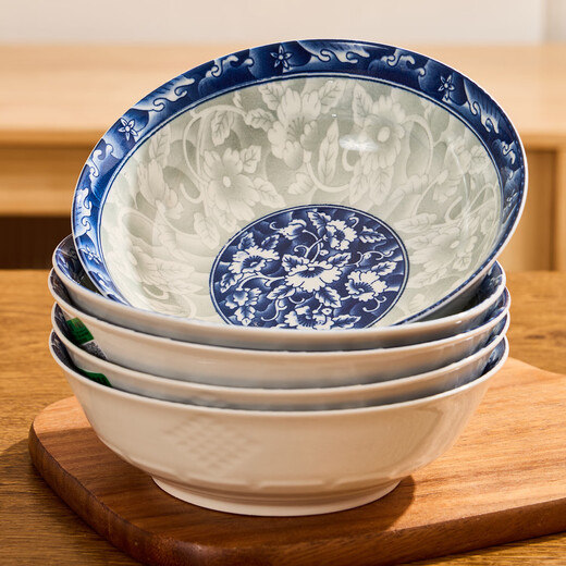 7 Zoll geprägte, vertiefte Luftfahrt-Nudelschüssel, Nudelschüssel, Knödel, Chaos, Keramikgeschirr, große Nudelschüssel, 2 7 Zoll, vertiefte Nudelschüsseln