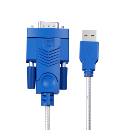 Z-TEK Lite USB to RS232 serial port cable nine hole db9 female USB to COM port conversion cable FT232 industrial grade 1.5 meters [ZE719] PL2303 chip
