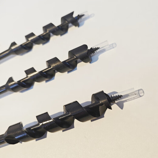 An Junsheng hand screw drill, manual woodworking drill, extended twist drill bit, outdoor deep hole opener, reamer, hand drill punch, length 260mm, diameter 13mm (without wooden stick), outdoor woodworking hole opener, hand screw type