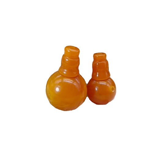 Yumeihe Natural Raw Mineral Beeswax Round Beads Buddha Head Three-way Diamond Star and Moon Bodhi 108 Bracelet Accessories Old Beeswax Paired Hole Diameter 26mm Single Bead