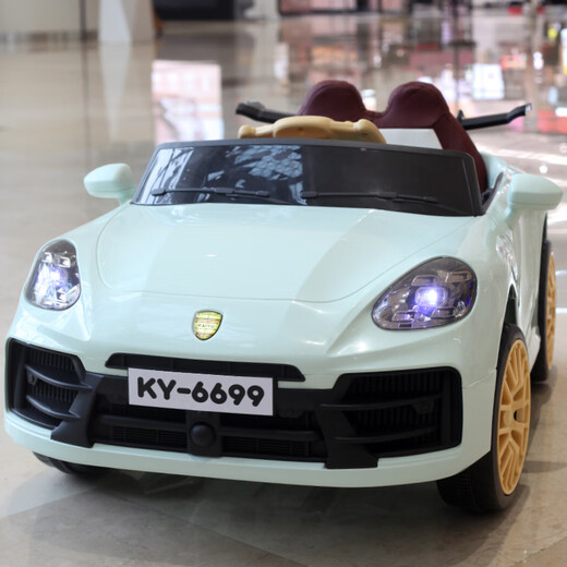 Tongxinyu children's electric car four-wheeled, adults can sit on it with remote control, baby boys and girls toys, electric car charging stroller, pink + four-wheel drive 12v large electric leather seat + Bluetooth remote control