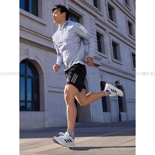 Adidas (adidas) winddichte feuchtigkeitsdurchlässige Laufsport-Kapuze-Jacke adidas adidas offiziell in1484 flach silber xs