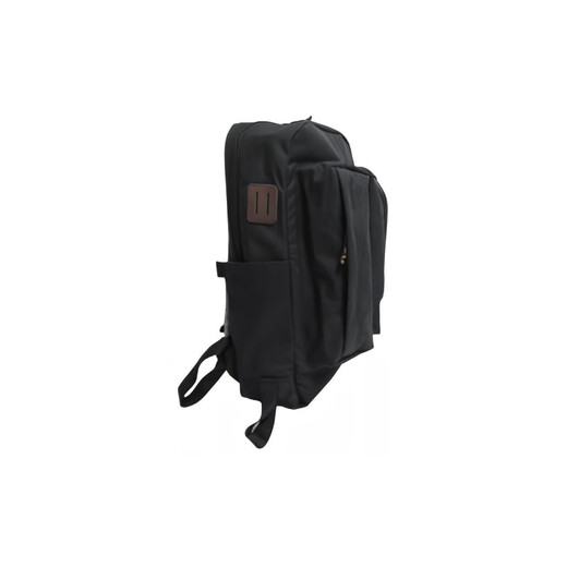 北面（The North Face）运动潮流Logo拉链开合再生聚酯纤维背包双肩包常规男女同款情侣款 黑色