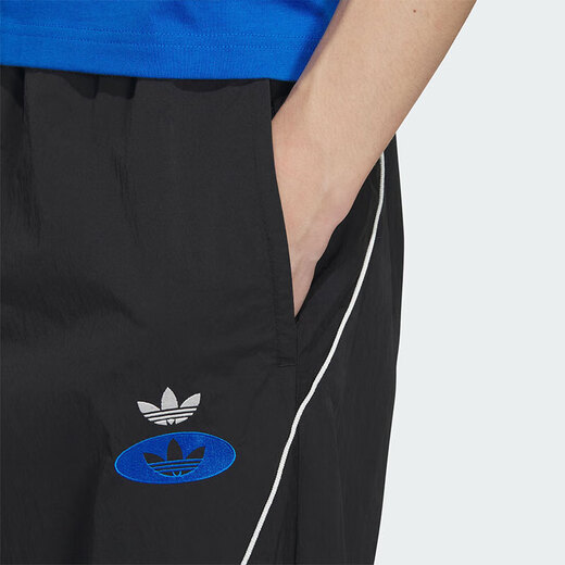 Adidas Men's Pants Autumn New Product RAC WV TP Valentine's Day Loose Sports Pants Motorcycle Wear JM8039/Black 2XL