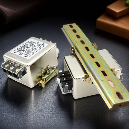 Power filter 220v AC double terminal block rail type electromagnetic interference purifier CW4L2-30A-R1 CW4L220AS (005) hole installation