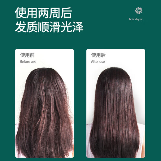 AUX Hair Dryer Home Negative Ions Will Not Damage Hair 1800W High Power High Wind Hair Dryer Dormitory Use Low Power Mini Portable Hair Dryer AH7800 Emerald Negative Ion Hair Care 1800W