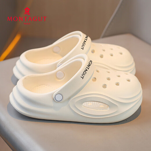 Mengte Children's Slippers in Summer Boys's Chaussures Solide Soft Lightweight Medium et Grands Chaussures de plage pour enfants Sandales à l'extérieur