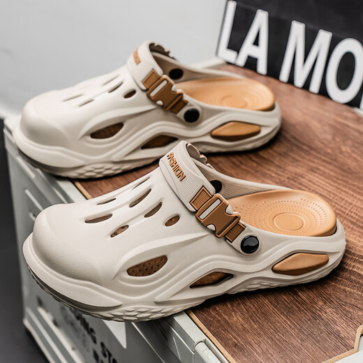 
Pilot Camel Sandals 2025 summer new men's sports outdoor beach hole shoes, driving non-slip wear-resistant sandals, khaki [Snap Series 13561] 39-40 [Size is too large, it is recommended to take a size smaller]