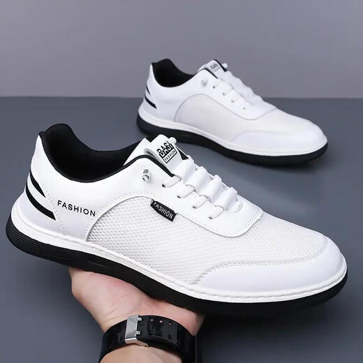 LISER men's shoes for summer soft sole breathable outdoor mesh shoes fashionable sports casual shoes driving air conditioning shoes blue (9209) 38 (standard leather shoe size)