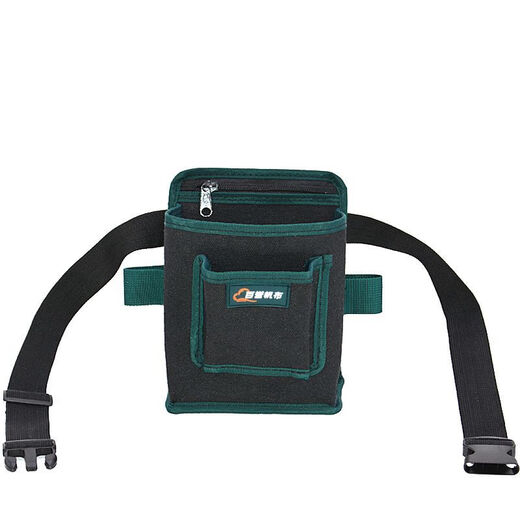 Ye Yu carpentry tool belt bag black thickened canvas screw pocket fruit tree bag packaging repair and maintenance hanging bag electrician nail bag non-fading thickened belt bag