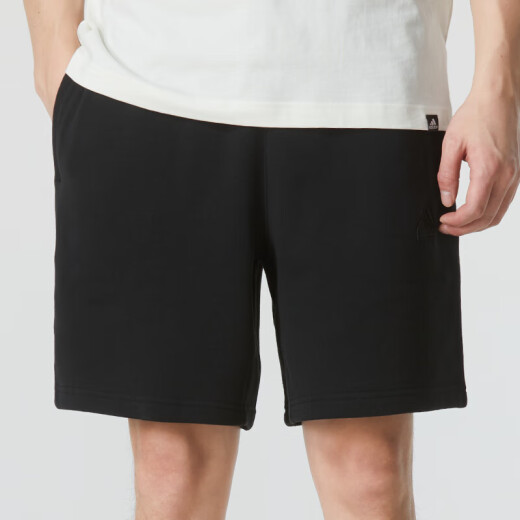 阿迪达斯 （adidas）棉质短裤男夏季运动裤宽松透气针织休闲五分裤IC9756 IC9756 S 120-135斤