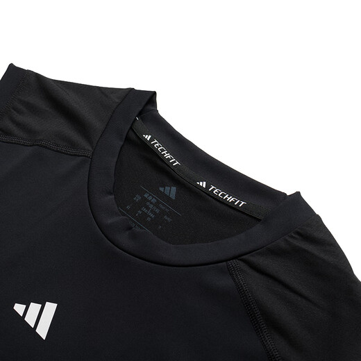 Adidas men's top 2025 summer new tight sportswear comfortable breathable quick-drying sleeveless T-shirt fitness vest black 694 / recommended to take two sizes XS