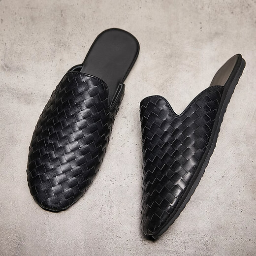 Nosskiss International Luxusmarke Sommer Neue Halbschuhe Herren echte Leder geflochten