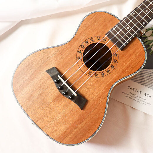 Zaniukulele 21 Zoll 23 Zoll 26 Zoll Anfänger, ein Einstiegs-Littel-kleiner Gitarre-Farb-Uklili-Musikinstrument 23 Zoll Full Mahagony Core Holzfarbe Open-Stil-Streichstall 21 Zoll