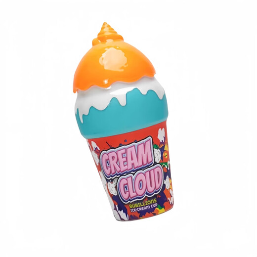 Seltsame Kinder umgekehrte Eiscreme Blasenspielzeug Bubble Stick süßes Baby Outdoor Blasen Wasserspielzeug keine stränke Eiscreme Bubble Flasche [zufällige Farbe] Eins