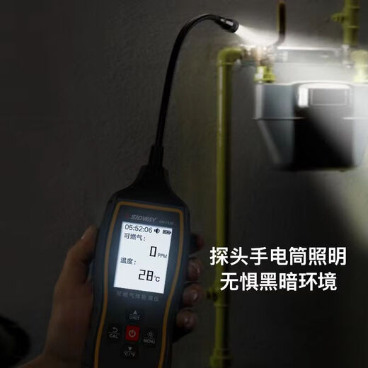 Detector de gas combustible SW733A Detección de fugas Alarma de gas Licuado Methano de gas natural Detector de gas combustible SW733A Estándar Estándar