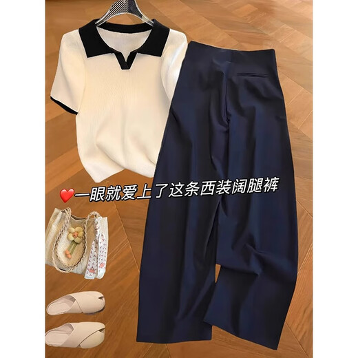 Yanlifen (Yanlifen) europeo nuevo atuendo de verano 2025 NUEVO estilo ropa de vestir en camiseta de seda blanca suelta camiseta de seda de dos piezas