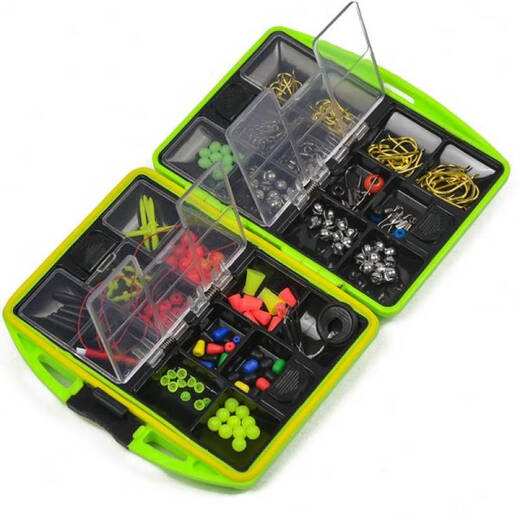 Nanbo Maruji Fishing Line Set Accessories Fishing Supplies Small Accessories Rock Fishing Accessories Outdoor Set Box Rock Fishing Fishing Gear Combination Set Green Accessories Box Set Contains Accessories_12