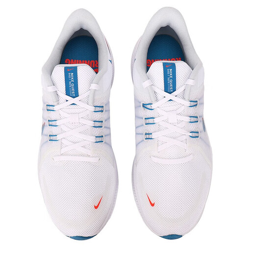 耐克（NIKE）男鞋2025新款夏季运动鞋REVOLUTION 6 缓震跑步鞋赤足休闲鞋 DA1105-101白色多色蓝色亮深红 40.5