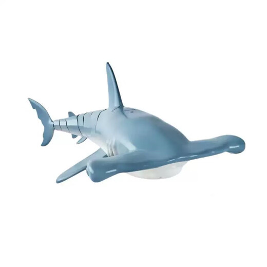 Un sous-marin de requin à télécommande sur le requin hammerge électrique peut être utilisé pour influencer et nager les jouets pour enfants en plein air. Un Bleu de requin à télécommande Hammerhead. La puissance à trois électriques haut de gamme est d'environ 90 minutes.