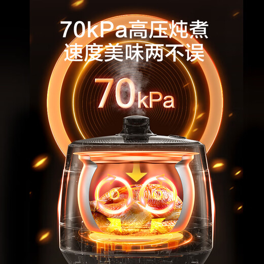 SUPOR national subsidy 0-coated spherical kettle electric pressure cooker 5L double tank fully automatic intelligent reservation touch control SY-50YC5011Q rice cooker pressure cooker for 4-6 people