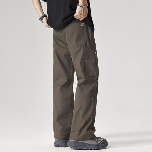 Fichier taiping site officiel drapeau du site officiel du site officiel Feile Peile Summer Nouveau pantalon de travail droit des hommes Breffable Line grande taille Z9857 Military Green Fn M _ [80-100jin [Jin est égal à 0,5 kg]]]