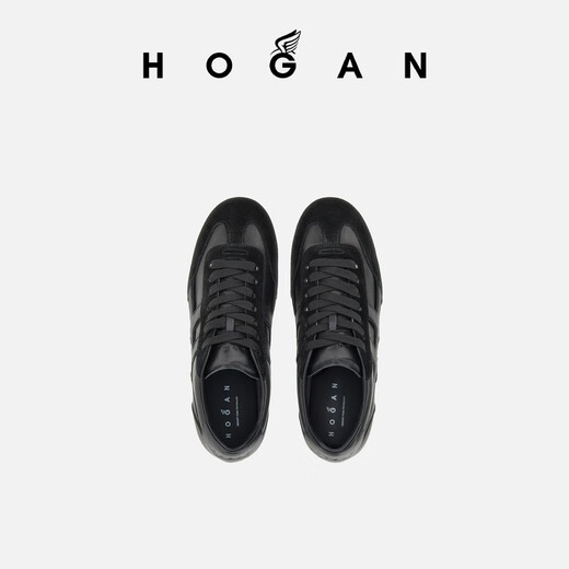 Hogan Women's Shoes New Runner Series H693 модная ретро удобная повседневная обувь одиночная обувь черная 34,5