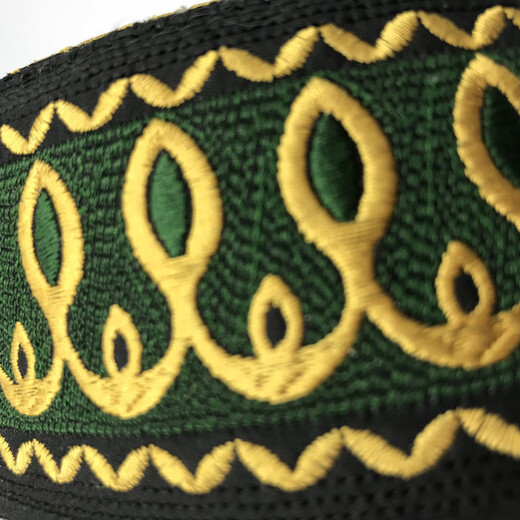 Shurong Hat New Hat Men's Hui Hui Men's Minority Embroidered Flat Top Hui Hat Performance Dance Performance Hat Burgundy No. 58 (Adult Style)