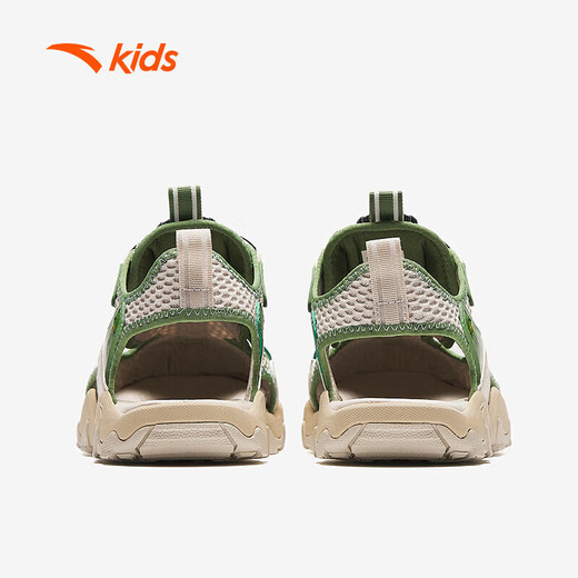 ANTA children's sandals for boys and girls with knob buckles summer breathable small warship toe box beach shoes A312426909
