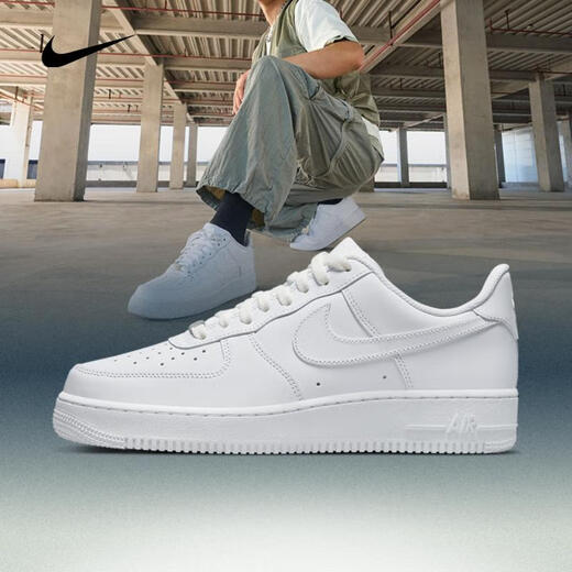 Nike (NIKE) Air Force 1 07 men's shoes Air Force 1 sneakers classic retro wear-resistant Air sports casual shoes CW2288-111 43