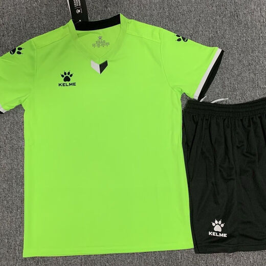 
KELME (KELME) football suit men's and women's competition training short-sleeved jersey adult sports quick-drying print sports children's team uniform 1048 customization contact customer service-customized non-return and exchange 3XS (height 115-125)