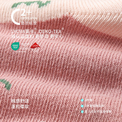 Bambi Children's Socks 2025 Girls' Socks Autumn and Winter Cotton Socks for Big and Big Children Spring and Autumn Children's Boneless Mid-Tube Socks BB2553 Autumn and Winter Children's Socks 5 pairs 3-5 years old Recommended foot size 21-26 16-18