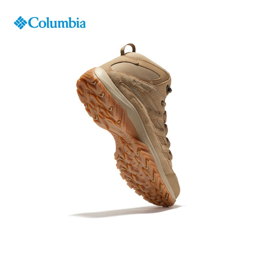 Columbia Jiang Qiming gleichen Stil Columbia Outdoor Herren wasserdichte Griffwäsche-resistente Mid-Top-Wanderschuhe BM0652 241 BM0652 MEN KHAKI 40,5 (25,5 cm) Männer