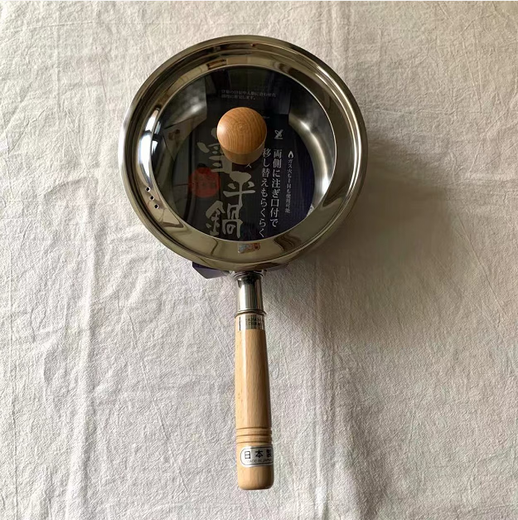 Original Yoshikawa Yoshikawa brand snow pan adapted to 304 stainless steel steamer pot lid accessories 18cm snow pan + lid comes with pot handle