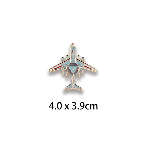 WEISHINI Air Show Aerospace Fighter Badge Y-20 H-6K Teaching 8 J-20 UAV Model Aviation Aircraft Metal Brooch J-20-Vyron