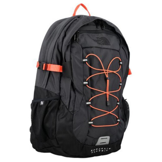 北面（The North Face）运动休闲拉链开合尼龙背包双肩包常规男女同款情侣款黑色 黑色