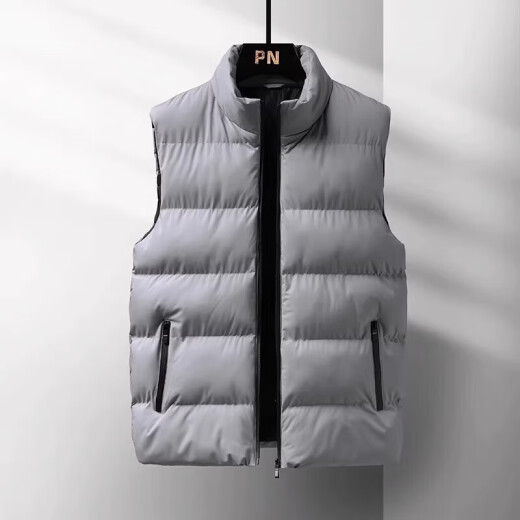 [Löschen Sie das Lagerhaus] Herren-Gelegenheits- und vielseitige Weste für Männer, verdickte Herbst- und Winterkaltweste und Baumwollweste, schwarz 2xl, empfohlen 135-150jin [Jin ist 0,5 kg]