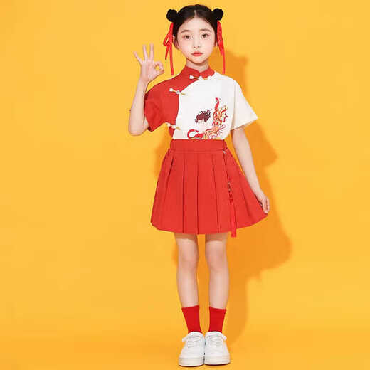 古妮娅哪吒衣服汉服儿童cos服装男女童国风套装130