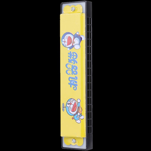 FYY儿童木制口琴16孔幼儿园小学生初学者创意礼物吹奏乐器口风琴玩具 蓝色鲸鱼+6孔竖笛