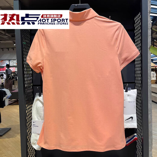 Nike (NIKE) half-sleeved women's short-sleeved summer new lapel POLO shirt fitness sportswear breathable casual T-shirt FQ1575- FQ1575-844 S