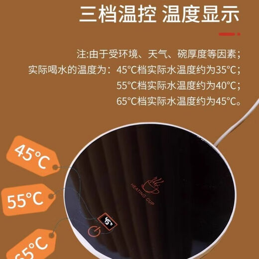 恒温加热宠物猫咪狗狗饮水机自动喂食喝水器保温陶瓷水碗酸奶机 恒温白色直口碗(400毫升)