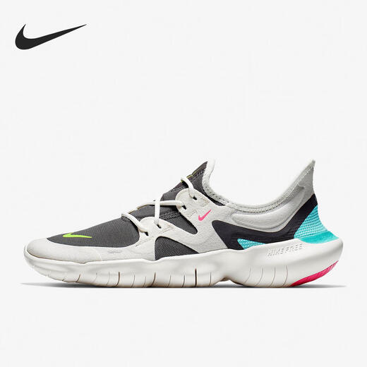 耐克（NIKE）Free RN 5.0 赤足男女缓震运动跑步鞋 AQ1316-100 ci1289-100 38.5