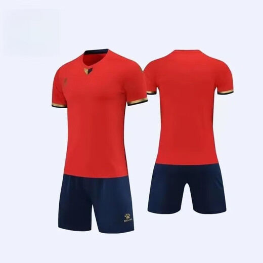 Kelme Football Suit Team Football Team rapide sec sèche à manches courtes hommes et femmes Brestable Competition Training Mailand Competition Competition X 1048 White 2xs Children's Clothing