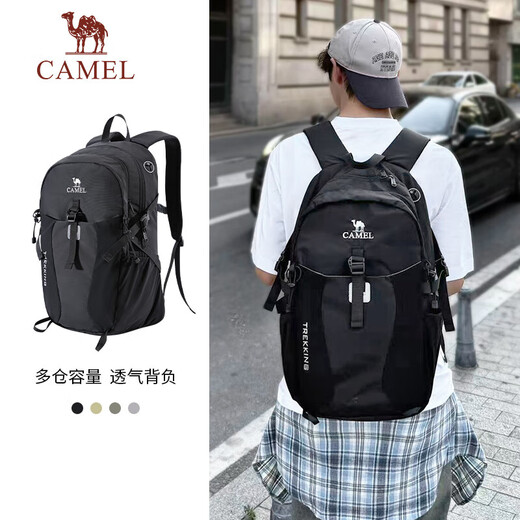 骆驼（CAMEL）【京东专供】双肩包登山包背包户外旅行徒步包旅游大容量学生书包