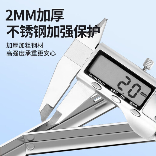 ProPre air conditioner bracket thickened stainless steel air conditioner outdoor unit bracket air conditioner rack suitable for Oaks Hualing Changhong Haier Kelon TCL Midea Gree and other air conditioner racks 3P