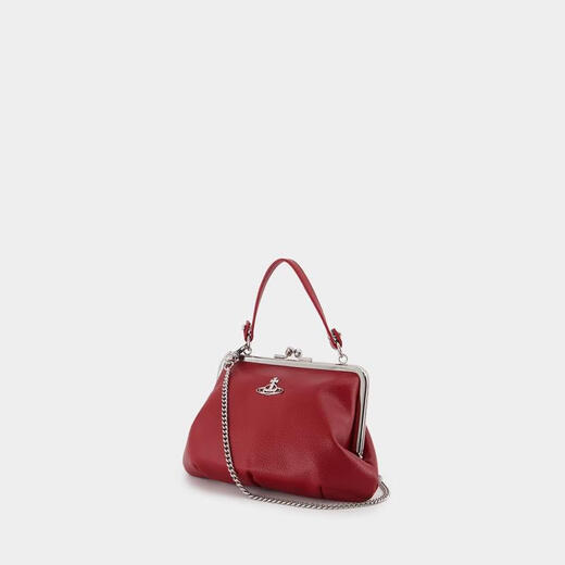 Vivienne Westwood Hompla de mujer Versátil Versátil PU Material Simple y de moda Homody Handheld Handheld Bag de doble propósito Red Os