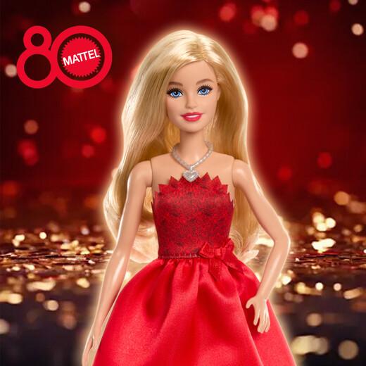 [80% Nouveau] Barbie (Barbie) Girls pour enfants Toys Birthday Gift House Barbie x Mattel 80th Anniversary Doll Jgd25