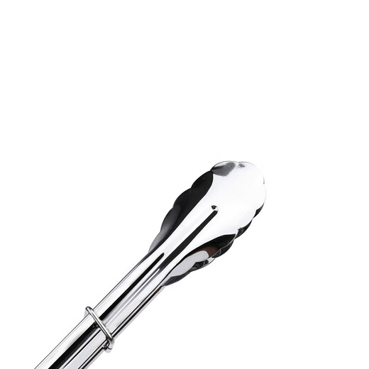 Black Ling 304 stainless steel food tongs spicy hotpot tongs 40cm hotel tableware steak barbecue tongs barbecue tongs bread tongs 40cm stainless steel extended food tongs