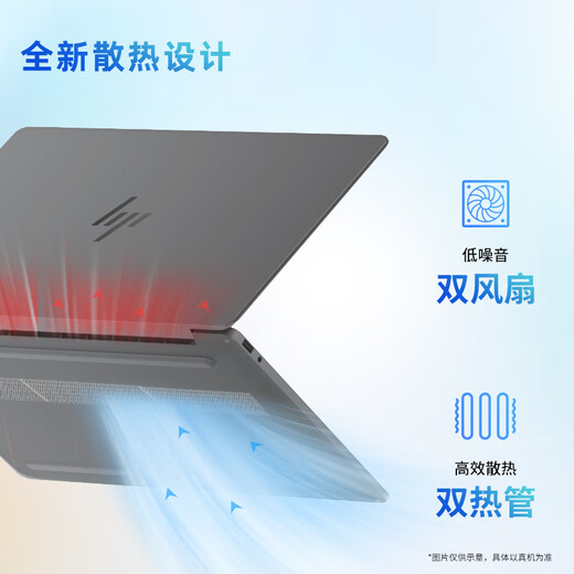 HP HP National Subsidy Star Book Pro 14 2025 Thin and Light Laptop (Core Ultra7 255H 32G 1T 2.8K 120Hz AI) Gray