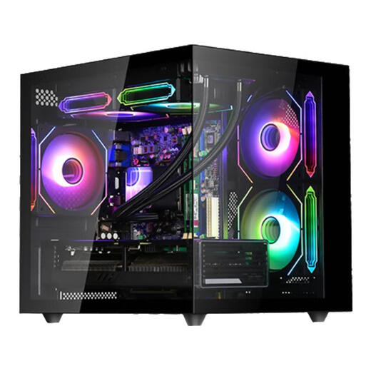 Colorful AMD Ryzen 9600X/9800X 3D host RTX5070/RTX5060 Rendering design office computer E-sports game live broadcast DIY desktop assembly machine Sea view room configuration 4 9600X/RTX5060/16G